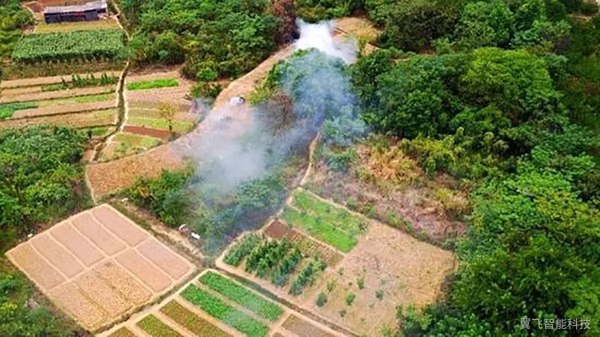 村域火点热成像巡查实拍