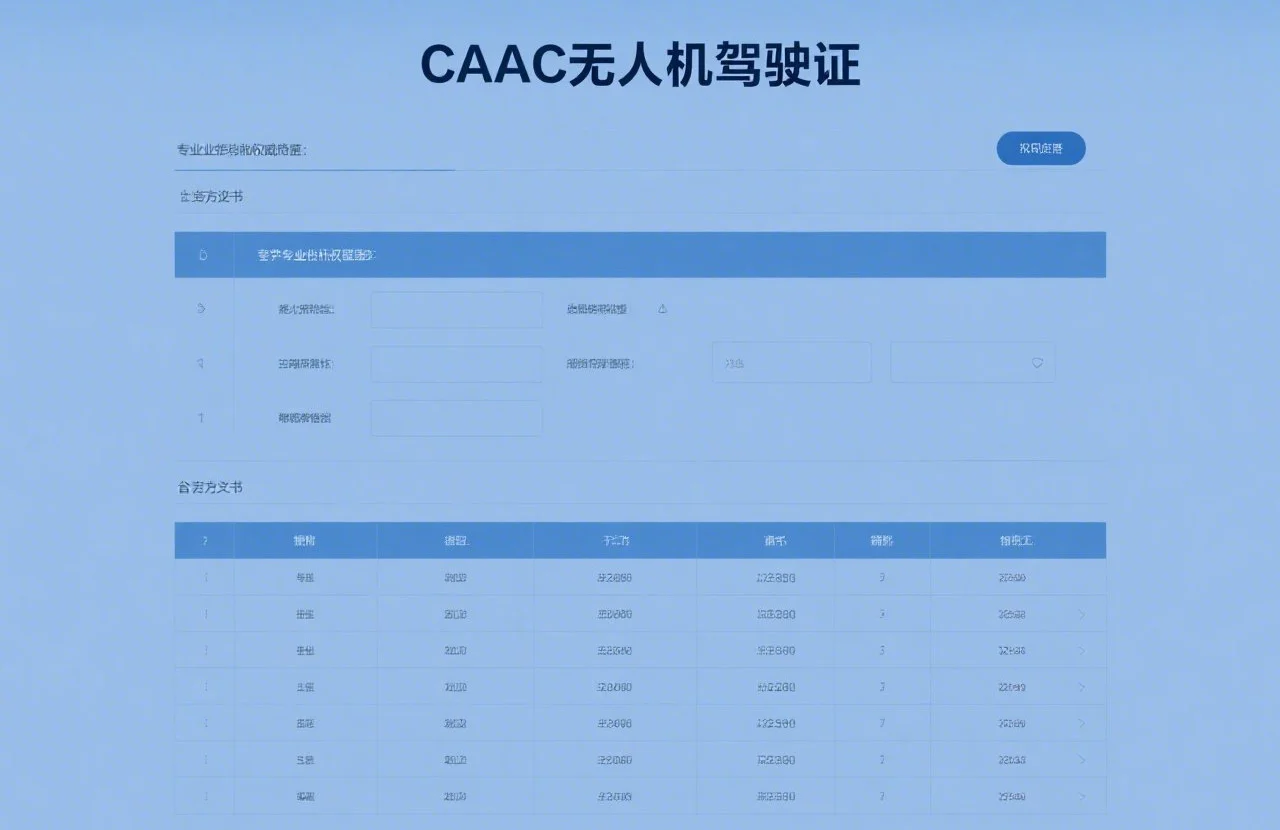 caac无人机驾驶证官网
