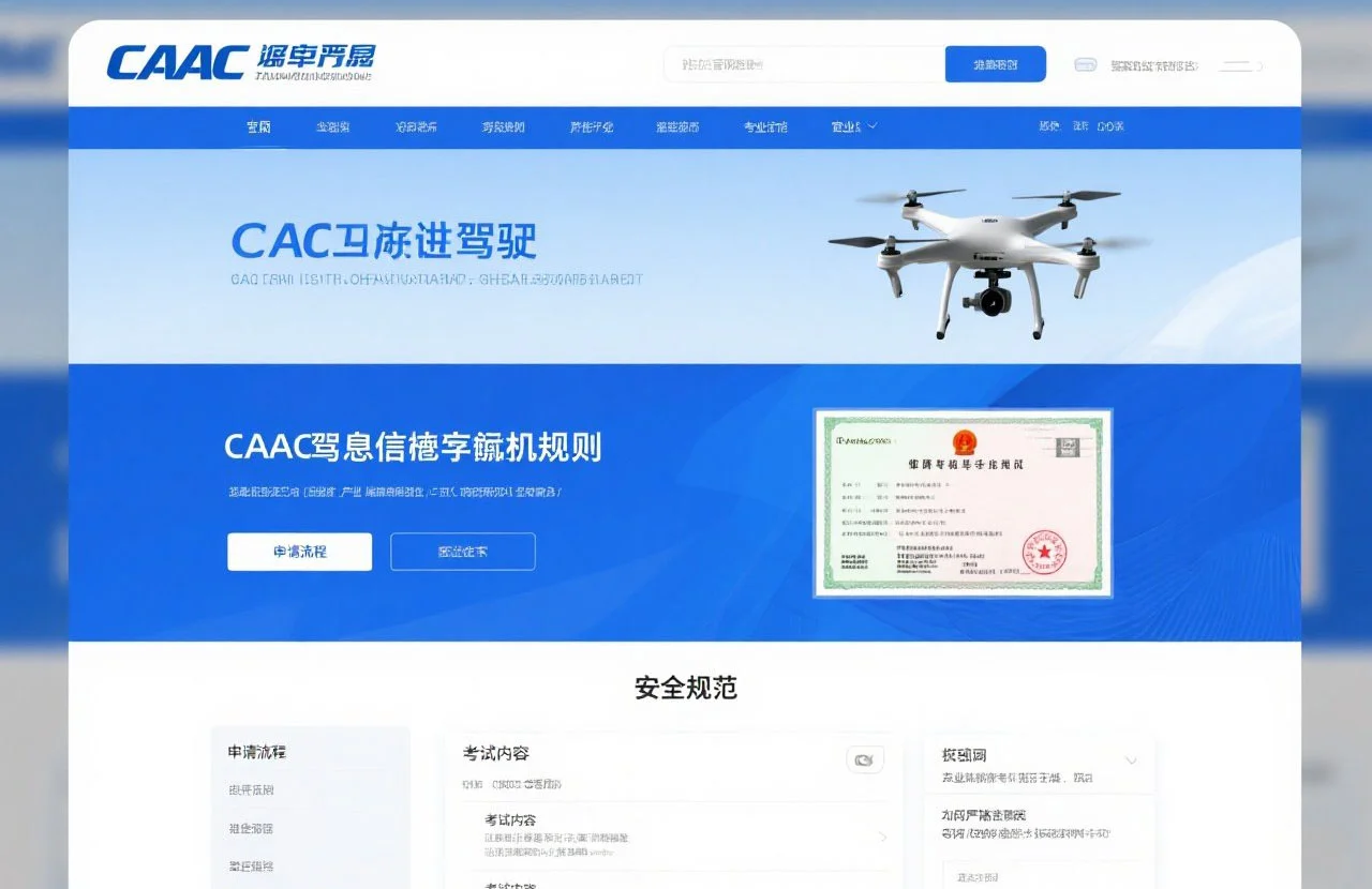 caac无人机驾驶证官网|认准CAAC无人机驾驶证官网,权威认证有保障!