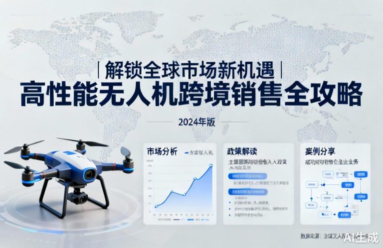 解锁全球市场新机遇|高性能无人机跨境销售全攻略