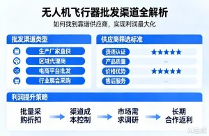 无人机批发渠道全解析|靠谱供应商选择与利润最大化