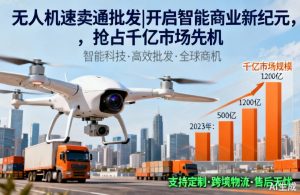 无人机批发新机遇|抢占千亿市场，开启智能商业时代