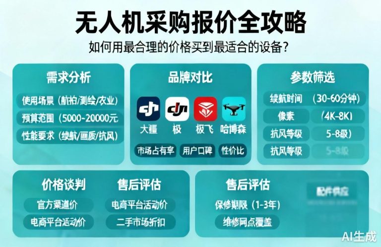 无人机采购报价全攻略|如何用最合理的价格买到最适合的设备？