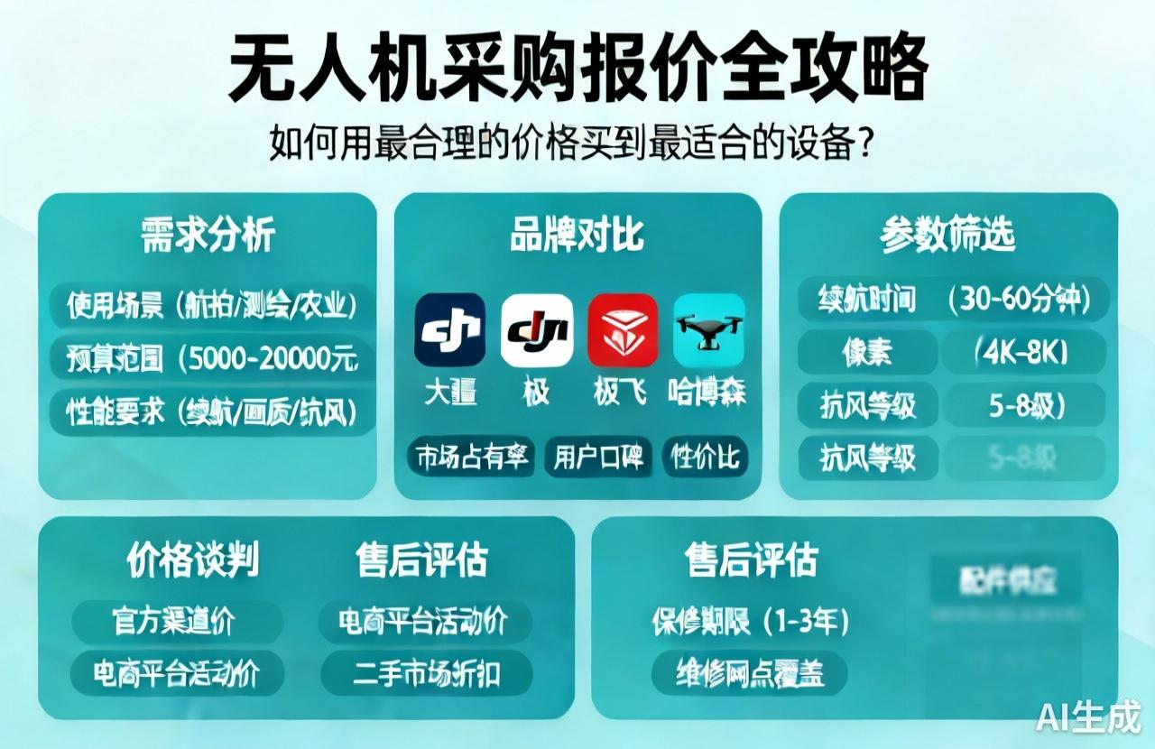 无人机采购报价指南|合理价格选对设备 无人机采购报价指南|合理价格选对设备