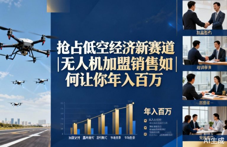抢占低空经济新赛道|无人机加盟销售如何让你年入百万