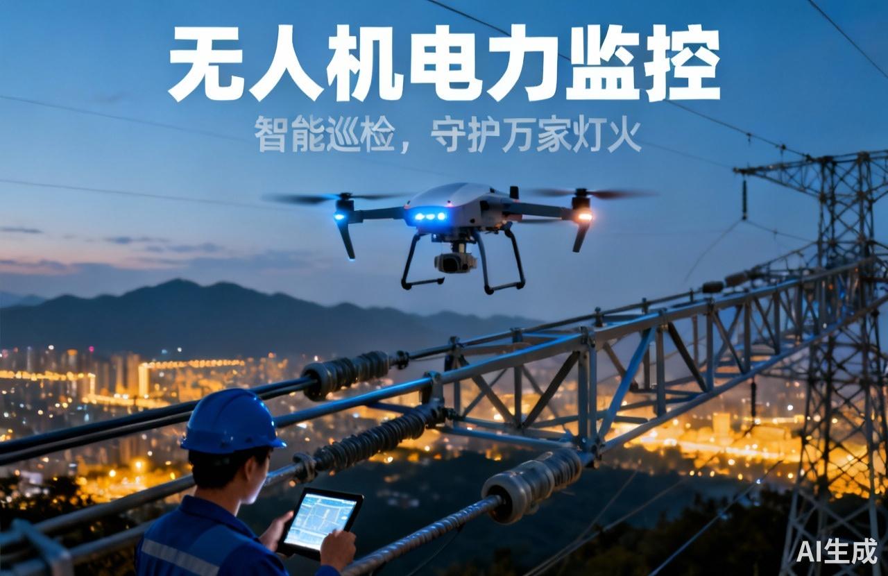 无人机电力监控|智能巡检守护万家灯火 无人机电力监控|智能巡检守护万家灯火