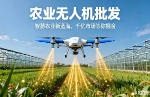 农业无人机批发|掘金千亿智慧农业新蓝海