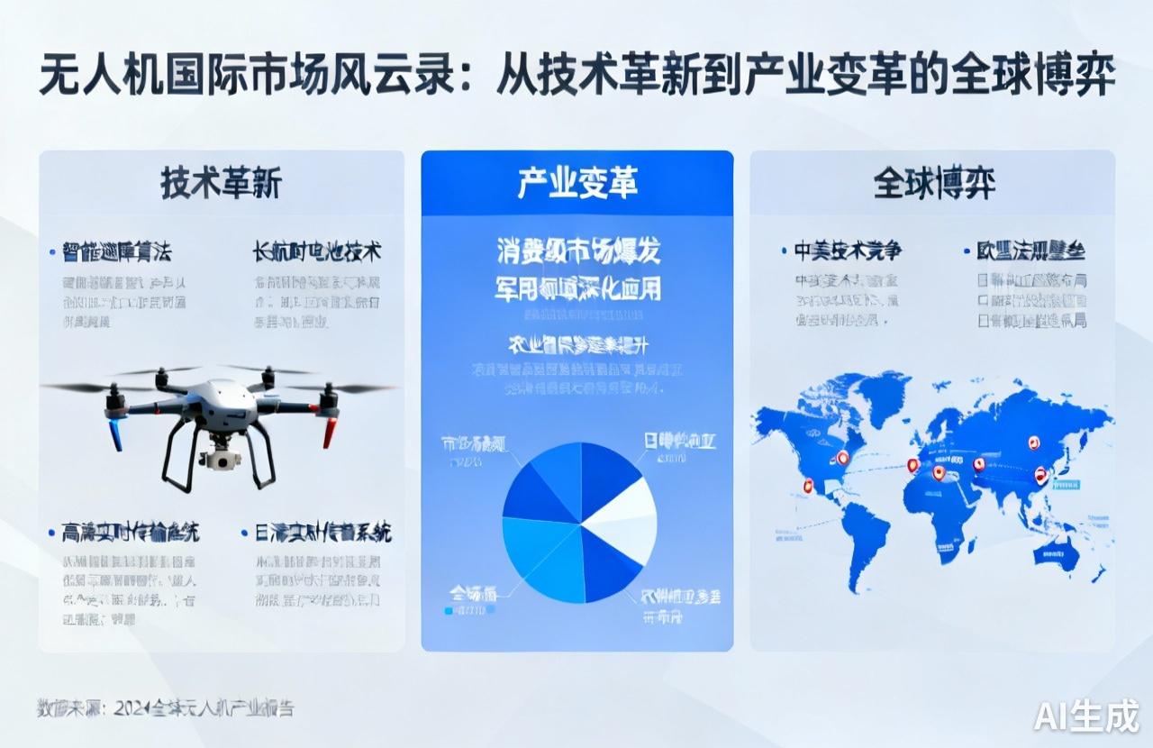 无人机国际市场风云|技术革新与全球产业博弈 无人机国际市场风云|技术革新与全球产业博弈