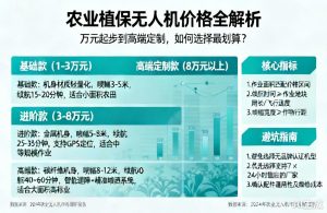 农业植保无人机价格解析|万元到高端定制如何选最划算