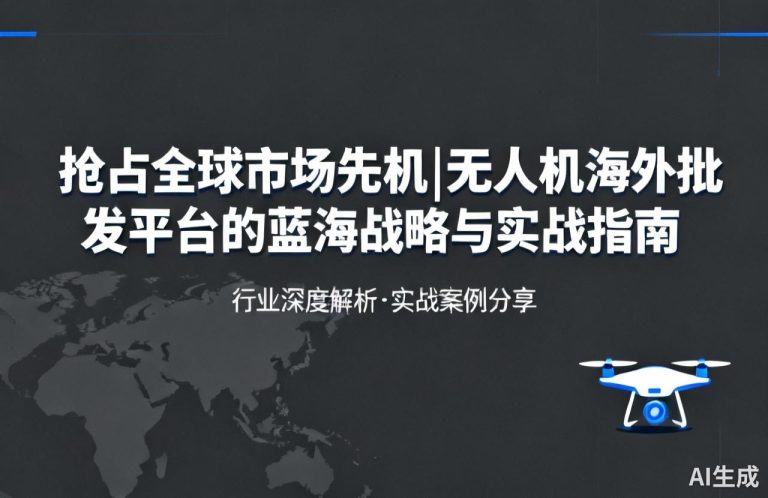 抢占全球市场先机|无人机海外批发平台的蓝海战略与实战指南