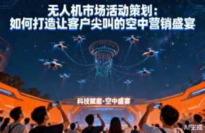无人机营销策划|打造客户尖叫的空中盛宴