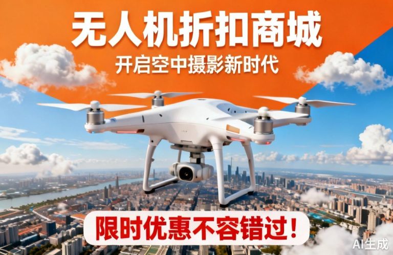 无人机折扣商城|开启空中摄影新时代，限时优惠不容错过！