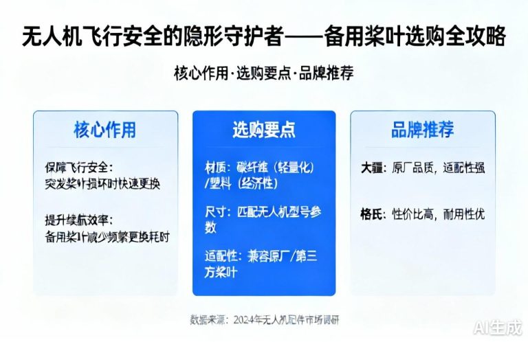 无人机飞行安全的隐形守护者——备用桨叶选购全攻略