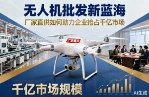 无人机批发新蓝海|厂家直供抢占千亿市场