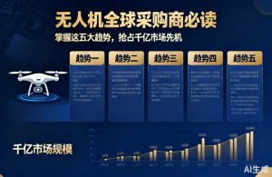 无人机采购趋势|抢占千亿市场五大关键策略
