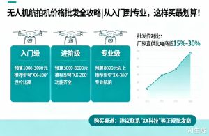 无人机航拍机价格选购指南|从入门到专业