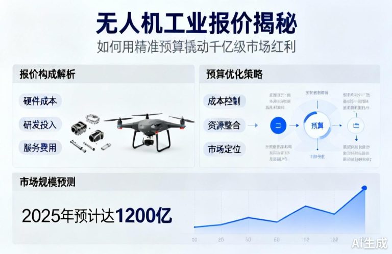 无人机工业报价揭秘|如何用精准预算撬动千亿级市场红利