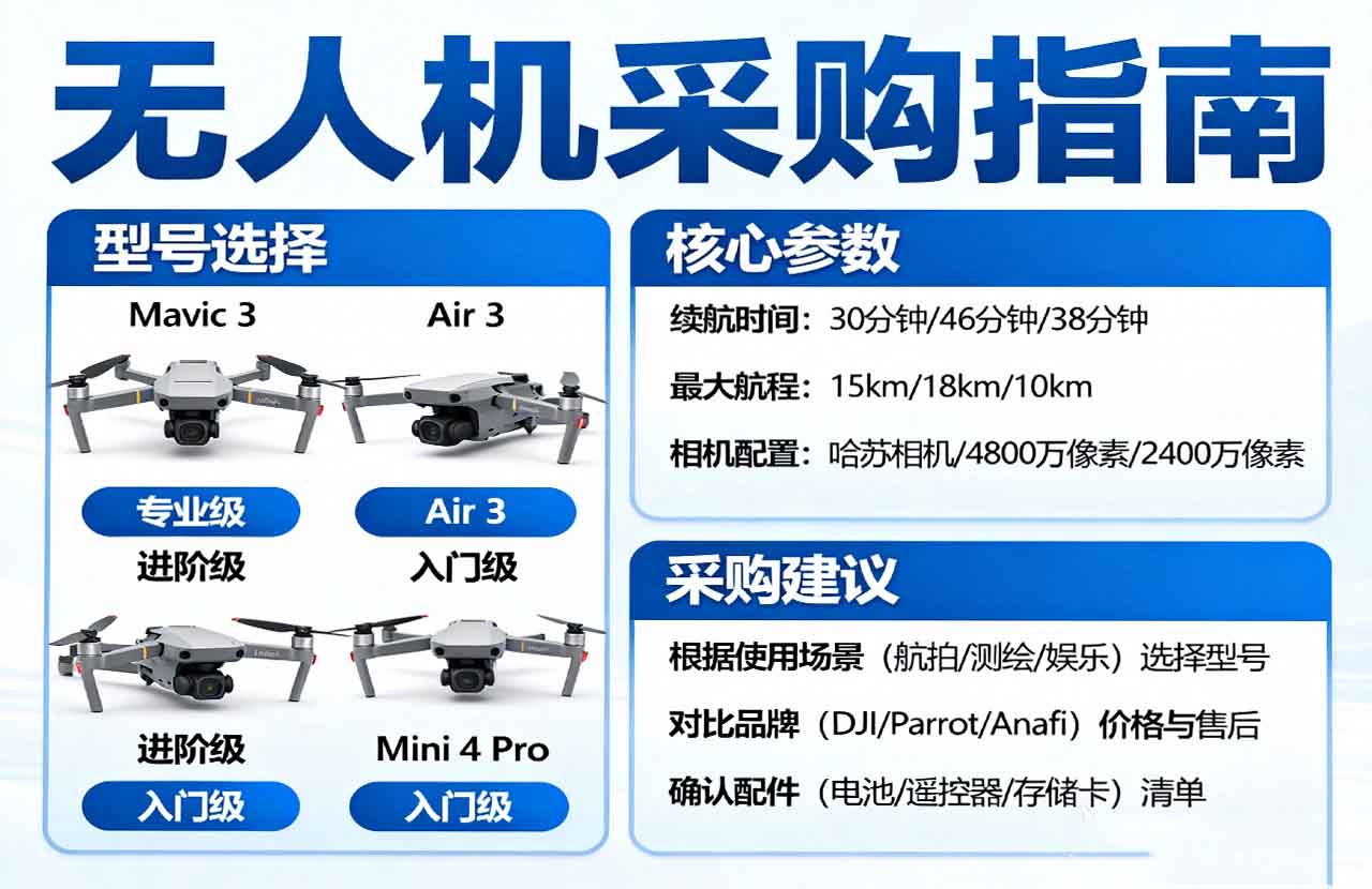 无人机采购|企业如何高效选型与购买