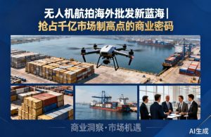 无人机航拍海外批发新蓝海|抢占千亿市场制高点的商业密码