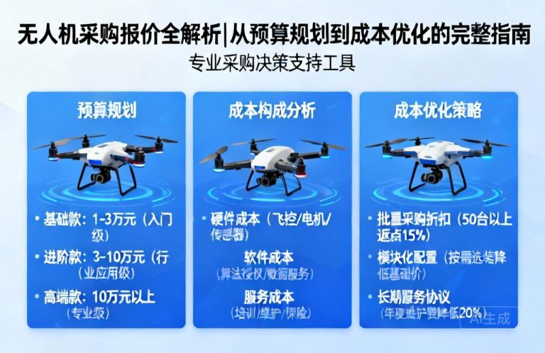 无人机采购报价全解析|从预算规划到成本优化的完整指南