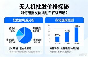 无人机批发价格探秘|如何用批发价撬动千亿级市场？