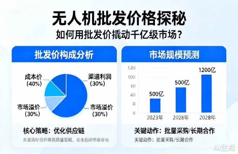 无人机批发价格探秘|如何用批发价撬动千亿级市场？