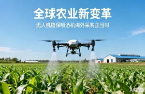 全球农业新变革|无人机植保喷洒机海外采购正当时