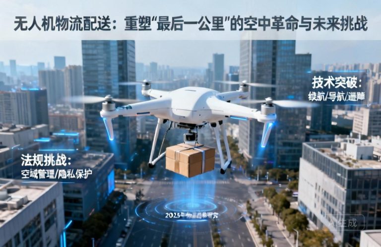 无人机物流配送|重塑“最后一公里”的空中革命与未来挑战