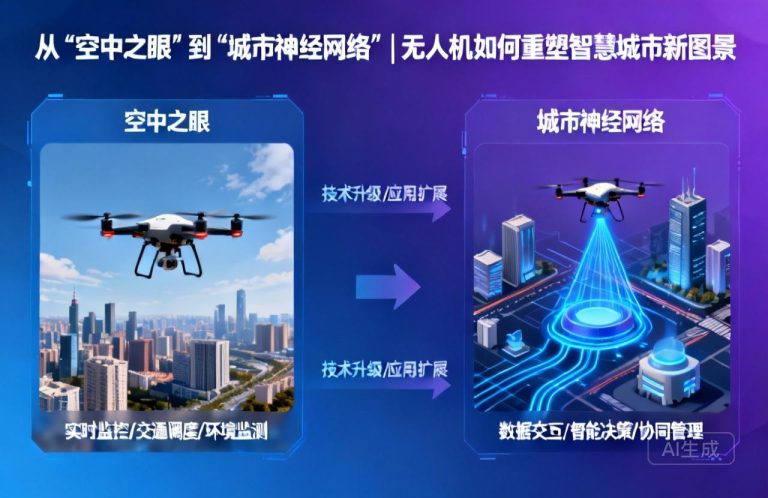 从“空中之眼”到“城市神经网络”|无人机如何重塑智慧城市新图景