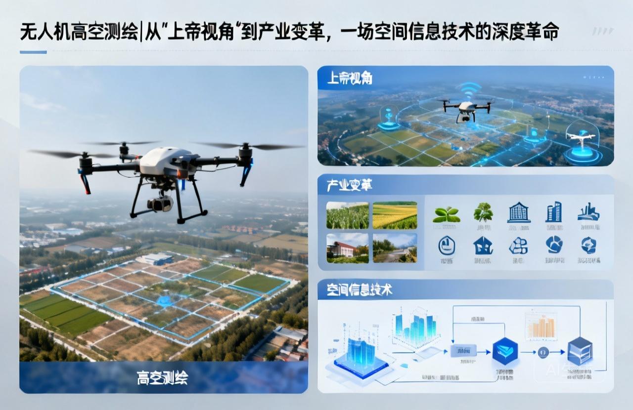 无人机高空测绘|从“上帝视角”到产业变革,一场空间信息技术的深度革命 无人机高空测绘|从“上帝视角”到产业变革,一场空间信息技术的深度革命