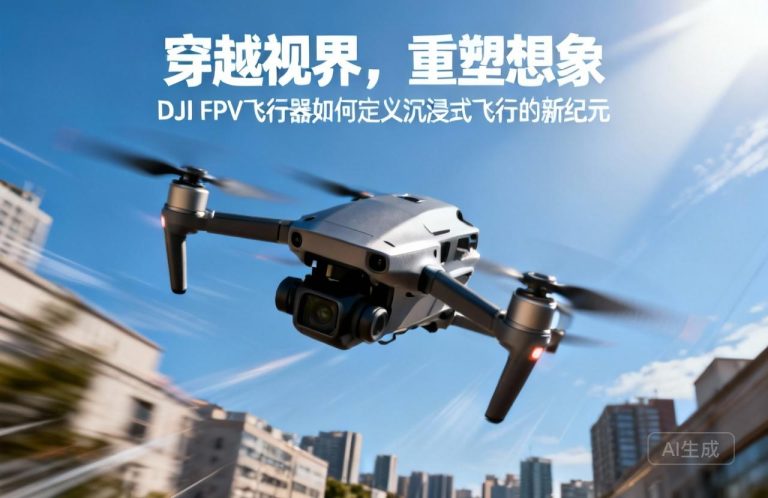 穿越视界，重塑想象|DJI FPV飞行器如何定义沉浸式飞行的新纪元