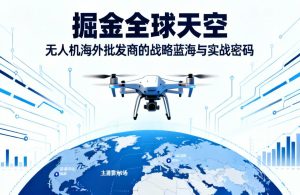 无人机海外批发实战指南|掘金全球市场策略