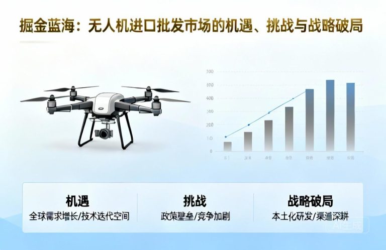 掘金蓝海|无人机进口批发市场的机遇、挑战与战略破局