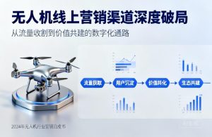 无人机线上营销渠道深度破局|从流量收割到价值共建的数字化通路