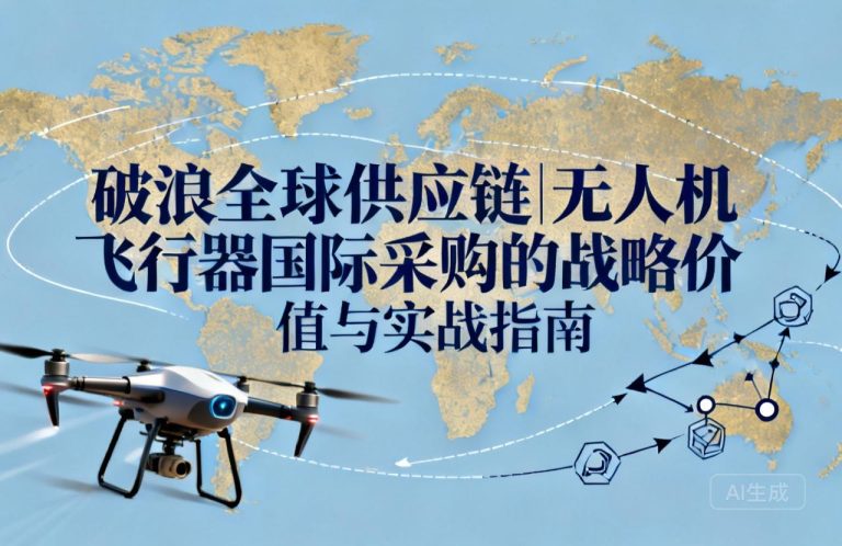 破浪全球供应链|无人机飞行器国际采购的战略价值与实战指南