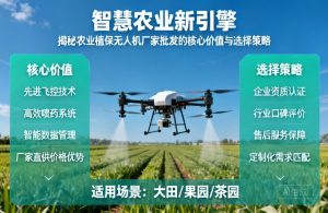 智慧农业新引擎|揭秘农业植保无人机厂家批发的核心价值与选择策略