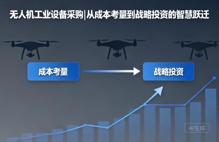 无人机工业设备采购|从成本考量到战略投资的智慧跃迁