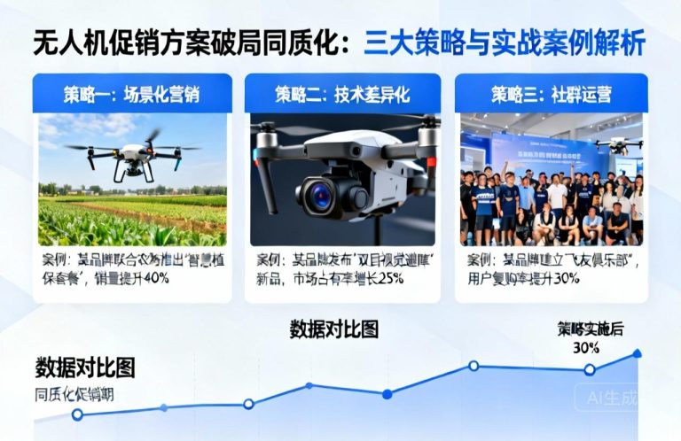 无人机促销方案如何破局同质化？深度解析三大策略与实战案例