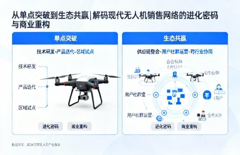 从单点突破到生态共赢|解码现代无人机销售网络的进化密码与商业重构
