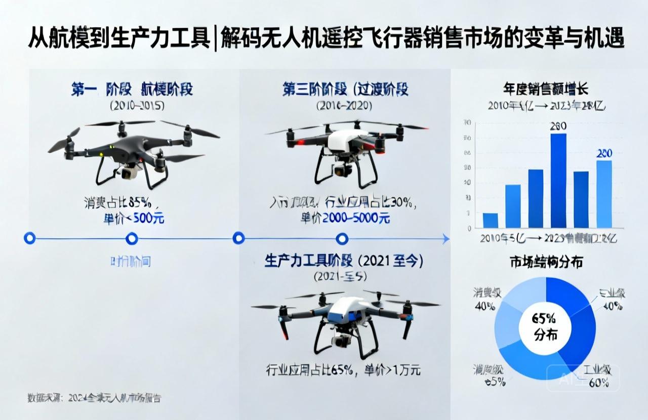 无人机市场变革|从航模到生产力工具的机遇 无人机市场变革|从航模到生产力工具的机遇