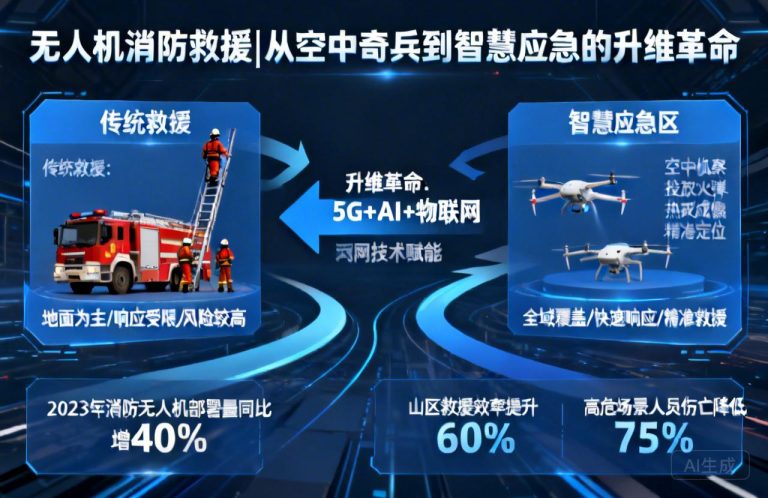 无人机消防救援|从空中奇兵到智慧应急的升维革命