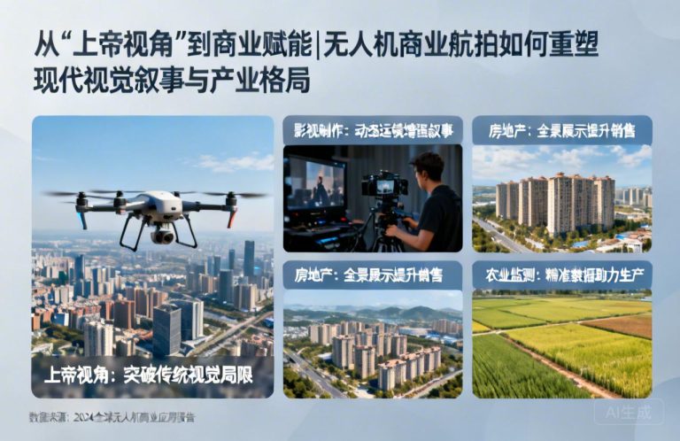 从“上帝视角”到商业赋能|无人机商业航拍如何重塑现代视觉叙事与产业格局