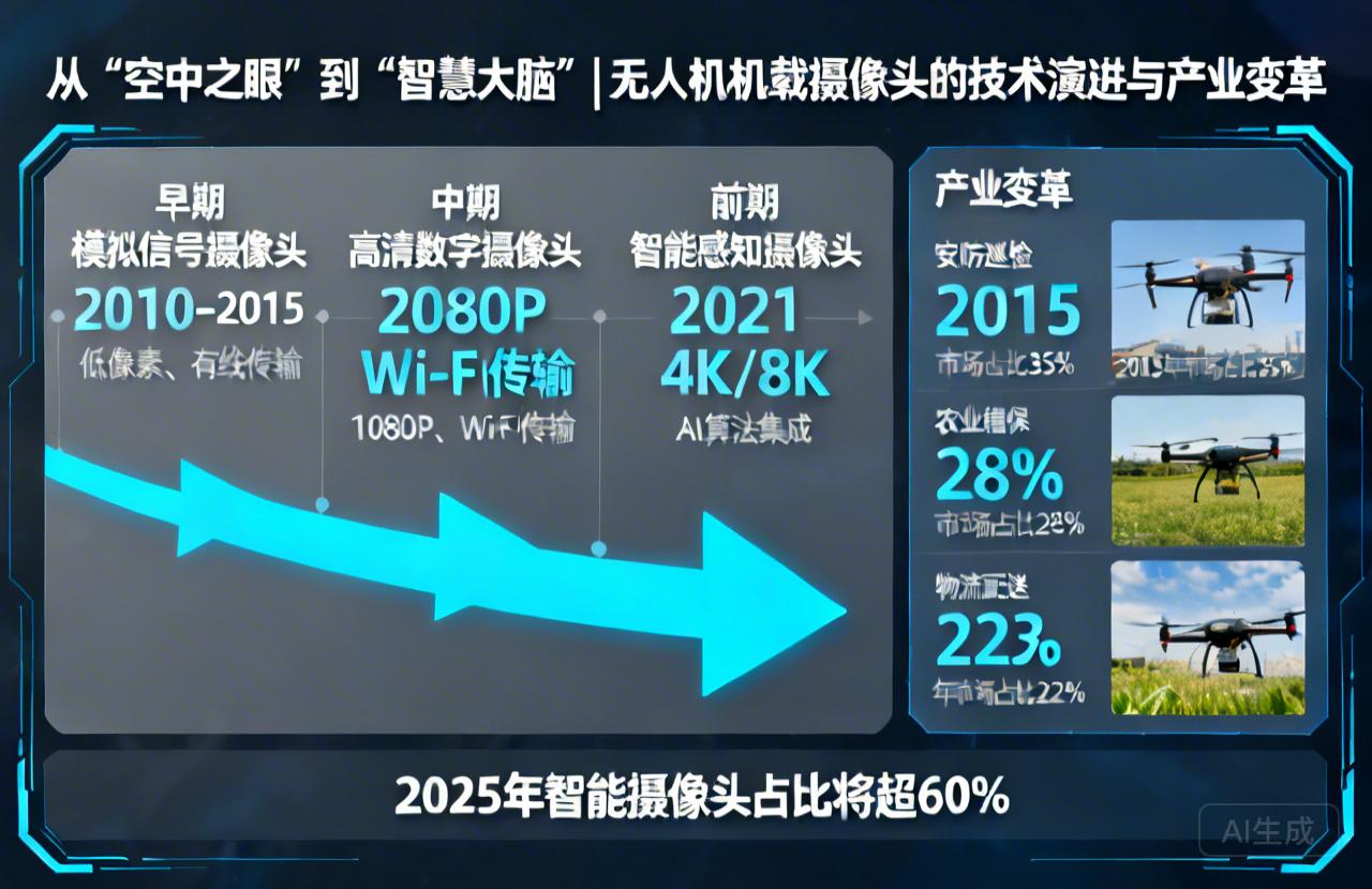 从“空中之眼”到“智慧大脑”|无人机机载摄像头的技术演进与产业变革 从“空中之眼”到“智慧大脑”|无人机机载摄像头的技术演进与产业变革
