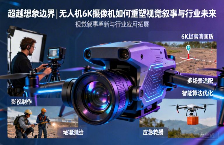 超越想象边界|无人机6K摄像机如何重塑视觉叙事与行业未来