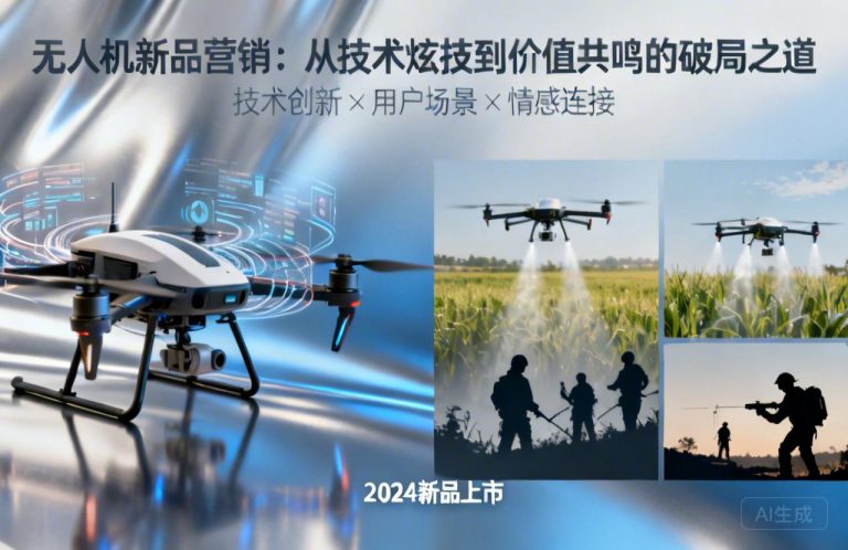 无人机新品营销|从技术炫技到价值共鸣的破局之道