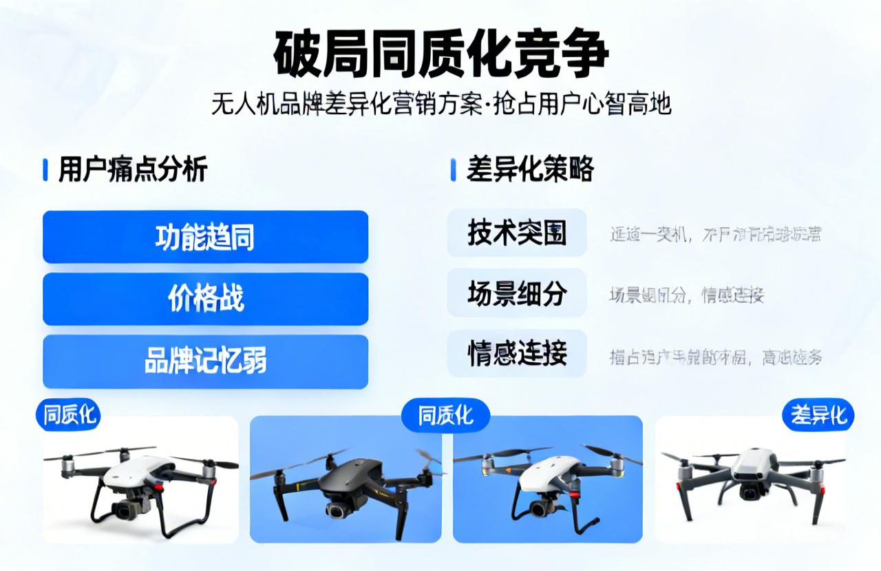 破局同质化竞争|无人机品牌如何构建差异化营销方案,抢占用户心智高地 破局同质化竞争|无人机品牌如何构建差异化营销方案,抢占用户心智高地