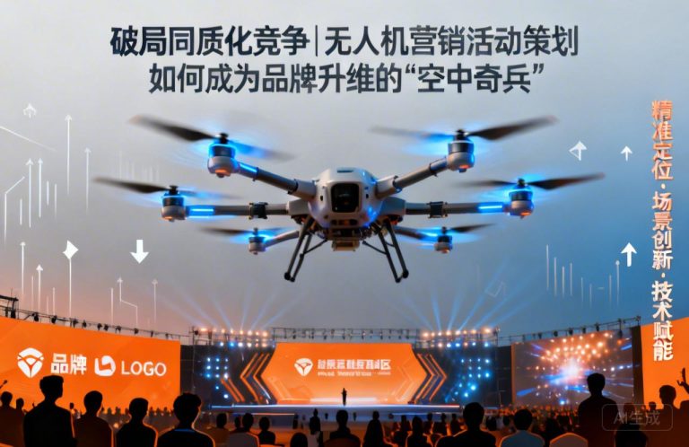 破局同质化竞争|无人机营销活动策划如何成为品牌升维的“空中奇兵”