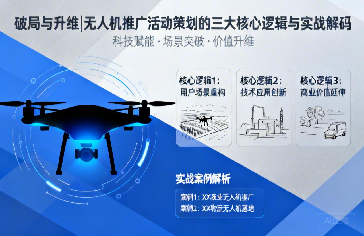破局与升维|无人机推广活动策划的三大核心逻辑与实战解码 破局与升维|无人机推广活动策划的三大核心逻辑与实战解码