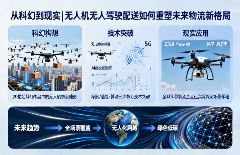 从科幻到现实|无人机无人驾驶配送如何重塑未来物流新格局
