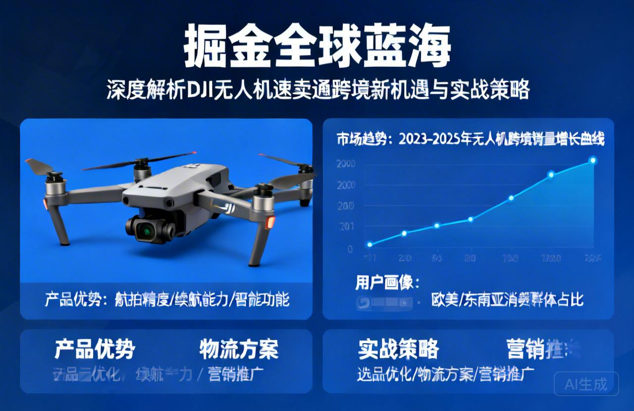 掘金全球蓝海|深度解析DJI无人机速卖通跨境新机遇与实战策略 掘金全球蓝海|深度解析DJI无人机速卖通跨境新机遇与实战策略
